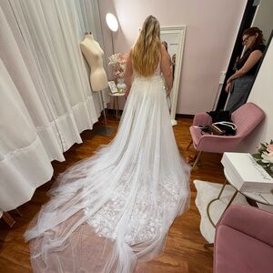 Elegant White Bridal Gown